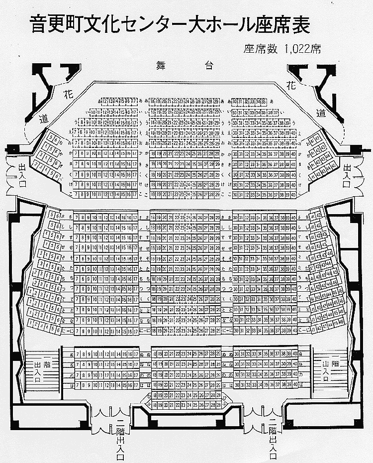 大阪 フェスティバル ホール 座席 表